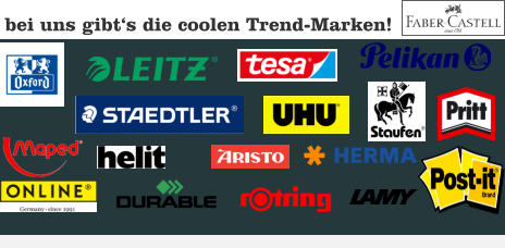 bei uns gibt‘s die coolen Trend-Marken!